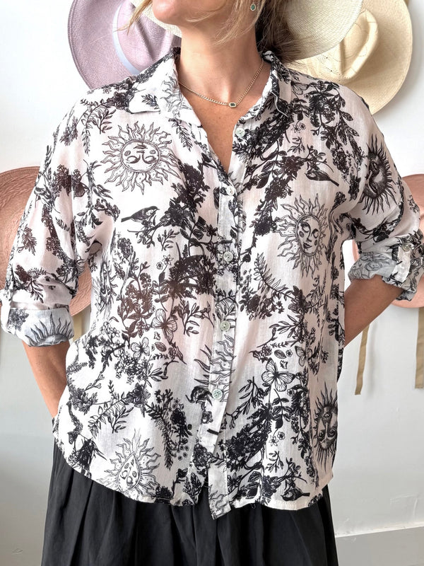 Butterfly Soft Flowy Shirt